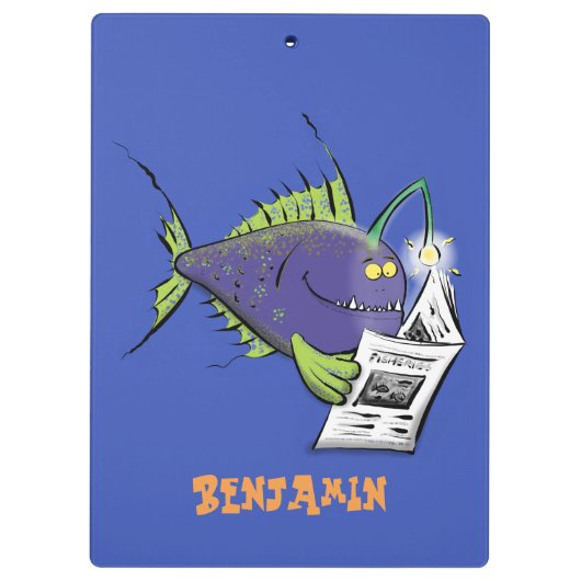 Cartoon Klemmbrett (Rückseite)