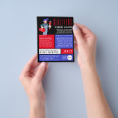 Cartoon Klempner, Klempner, Klempnerwerbung Flyer (Gruppe)