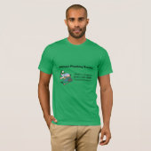 Cartoon Klempnerdienst T-Shirt (Vorne ganz)