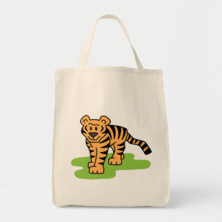 Cartoon-Klipp-Kunst-bengalischer Tiger-große Katze Tragetasche