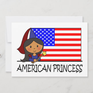 Cartoon-Klipp-Kunst-niedliche Prinzessin Girl Einladung