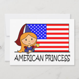 Cartoon-Klipp-Kunst-niedliche Prinzessin Girl Einladung