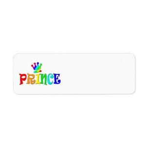 Cartoon-Klipp-Kunst-Regenbogen-Text, Prinz und