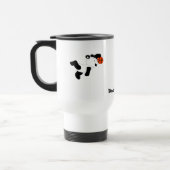 Cartoon-Knall-eintauchender Panda Reisebecher (Links)