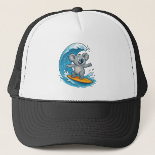 Cartoon Koala Bärenhut Truckerkappe