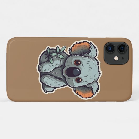 CARTOON KOALA BEAR Case-Mate iPhone HÜLLE (Rückseite (Horizontal))