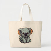 CARTOON KOALA BEAR JUMBO STOFFBEUTEL (Vorne)
