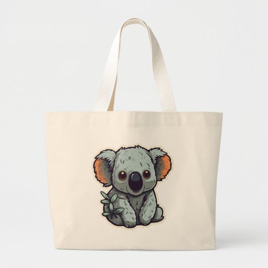 CARTOON KOALA BEAR JUMBO STOFFBEUTEL (Vorne)
