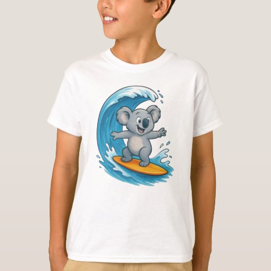 Cartoon Koala Bear Kids T-Shirt (Vorderseite)
