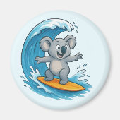 Cartoon Koala Bear Magnet (Vorne)