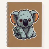 CARTOON KOALA BEAR NOTIZBLOCK (Vorderseite)