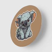 CARTOON KOALA BEAR RUNDE WANDUHR (Winkel)
