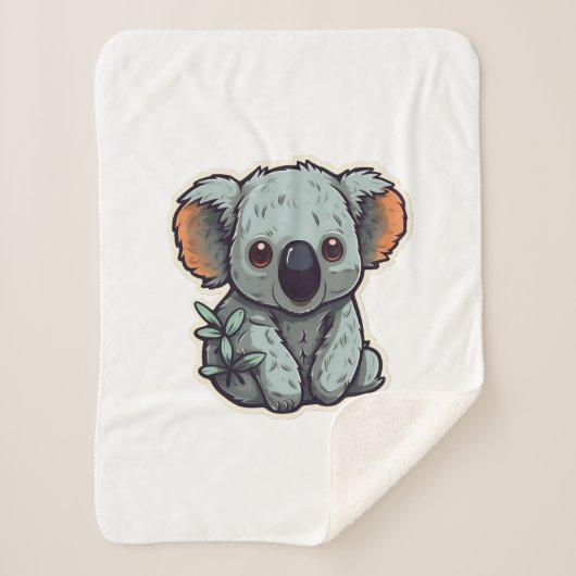 CARTOON KOALA BEAR SHERPADECKE (Vorderseite)