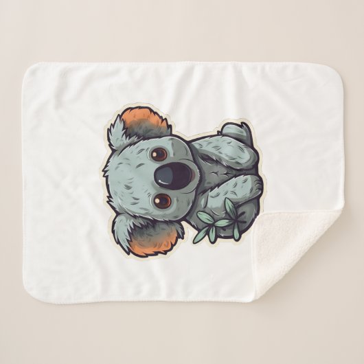 CARTOON KOALA BEAR SHERPADECKE (Vorderseite (Horizontal))