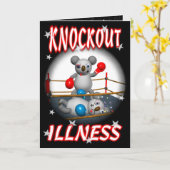 Cartoon Koala Boxer Gute Karte (Gelbe Blume)