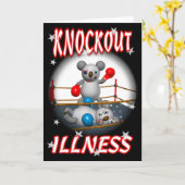 Cartoon Koala Boxer Gute Karte innen (Gelbe Blume)