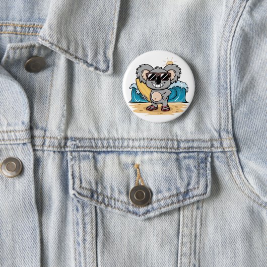 Cartoon Koala Button (Beispiel)