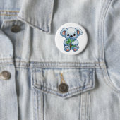 Cartoon Koala-Illustration Button (Beispiel)