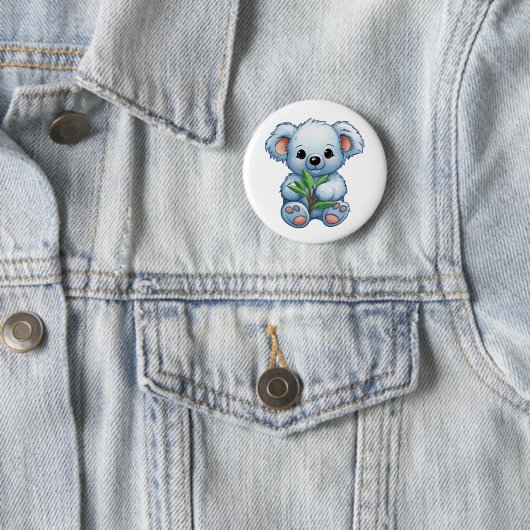 Cartoon Koala-Illustration Button (Beispiel)