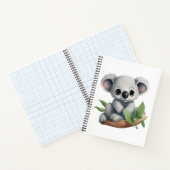 Cartoon Koala-Illustration Notizblock (Innenseite)