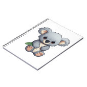 Cartoon Koala-Illustration Notizblock (Linke Seite)