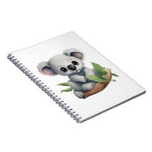 Cartoon Koala-Illustration Notizblock (Rechte Seite)