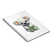 Cartoon Koala-Illustration Notizblock (Rechte Seite)
