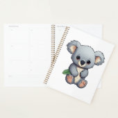 Cartoon Koala-Illustration Planer (Anzeige)