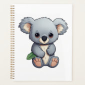 Cartoon Koala-Illustration Planer (Vorderseite)