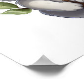 Cartoon Koala-Illustration Poster (Ecke)