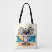 Cartoon Koala Tasche (Vorderseite)