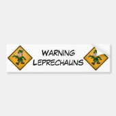 Cartoon-Kobold-Warnzeichen Autoaufkleber (Vorne)