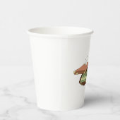 Cartoon-Koffer voll mit Geldautomaten Pappbecher (Rechts)