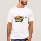 Cartoon-Koffer voll mit Geldautomaten T-Shirt (Vorderseite)