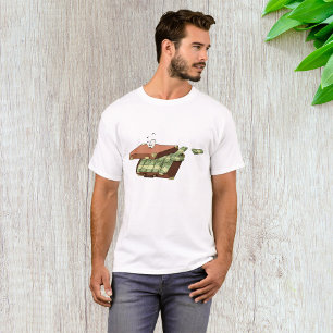 Cartoon-Koffer voll mit Geldautomaten T-Shirt