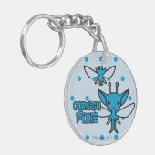 Cartoon-kornische Elf-Charakter-Kunst Schlüsselanhänger (Vorderseite links)