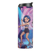 Cartoon KPop Mädchen Gruppe Thermosbecher (Nach links gedreht)