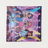 Cartoon KPop Mädchen Gruppe Wandteppich (Vorderseite (Horizontal))