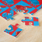 Cartoon-Krabbenmosaik Puzzle (Seite)