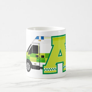 Cartoon-Krankenwagen Kaffeetasse