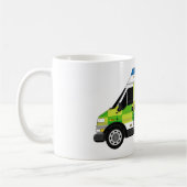 Cartoon-Krankenwagen Kaffeetasse (Links)