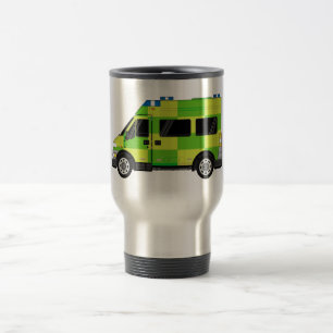 Cartoon-Krankenwagen Reisebecher