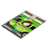 Cartoon-Krankenwagen und EMT Notizblock (Linke Seite)