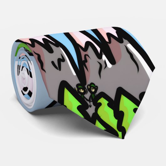 Cartoon Krawatte (Gerollt)