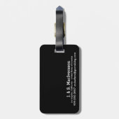 Cartoon-Kreuzfahrt-Schiff ließ uns gehen Cruisin Gepäckanhänger (Rückseite vertikal)