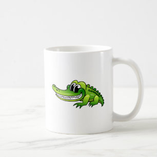 Cartoon-Krokodil Kaffeetasse