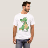 Cartoon-Krokodil-T - Shirt (Vorne ganz)