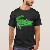 Cartoon-Krokodil T-Shirt (Vorderseite)