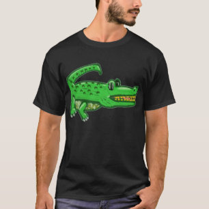 Cartoon-Krokodil T-Shirt
