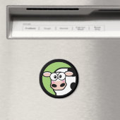 Cartoon Kuh Anpassbare Größe Magnet (In Situ (Geschirrspüler))